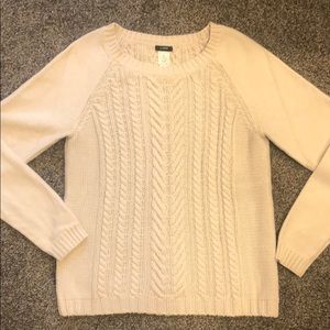 J.Crew Cable Knit Cotton Sweater